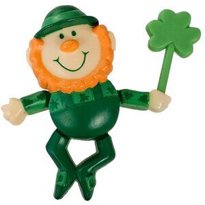 Hallmark Wind Up With Clover Leprechaun Pin L224